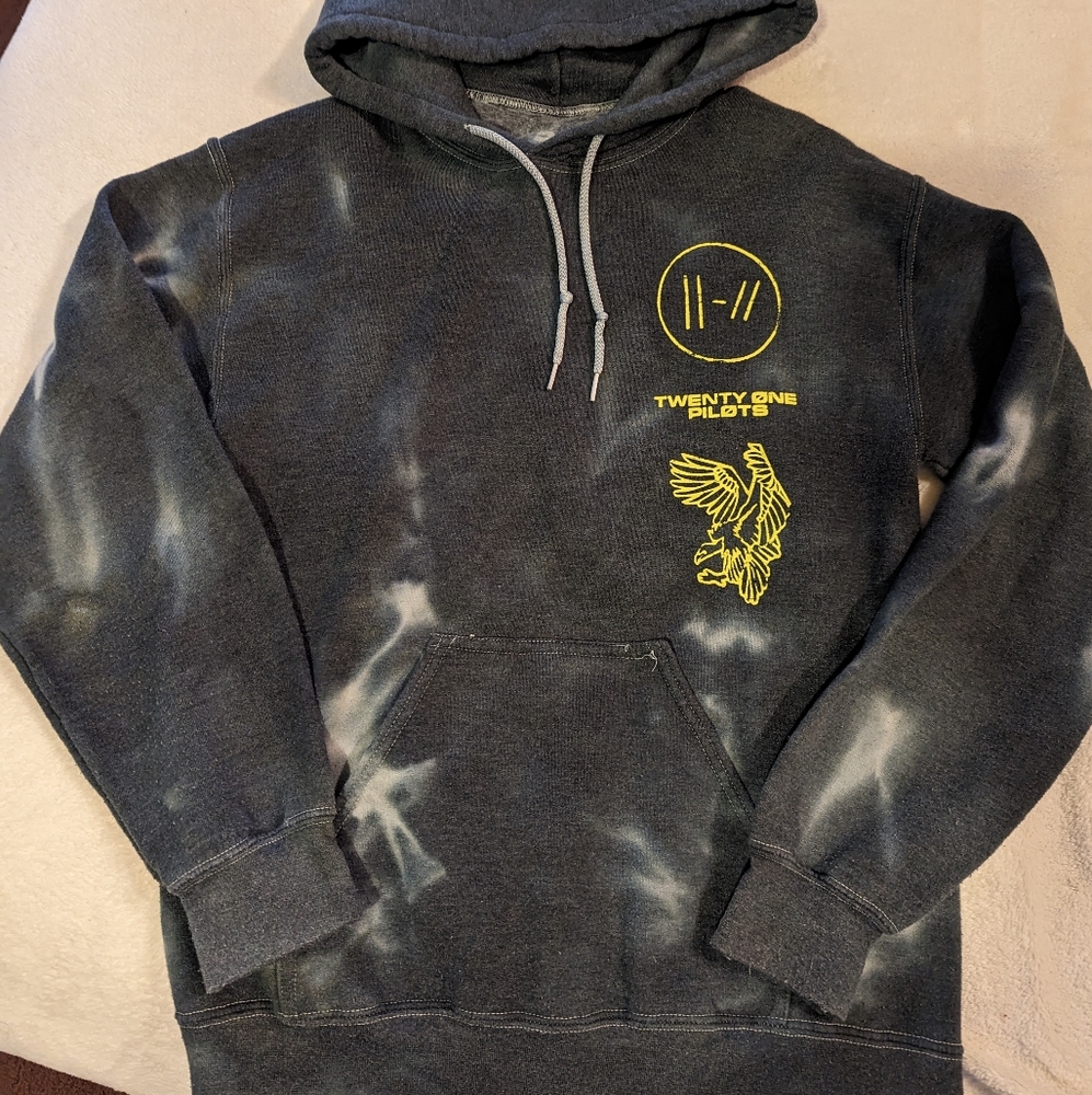 Twenty One Pilots acid wash Trench Bandito exclusive band hoodie